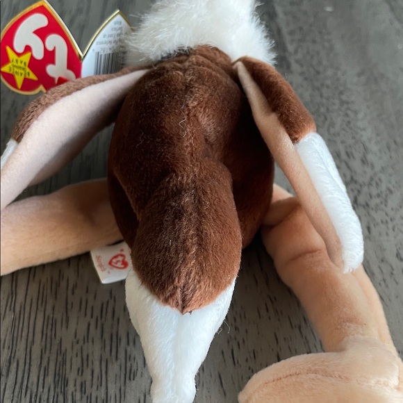 Ty Beanie Babies Plush Ostrich with Brown and Cream Colors - Stretch - Picture 8 of 10